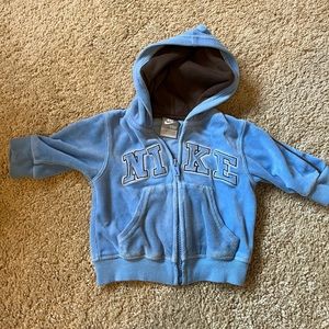 Nike velour baby hoodie